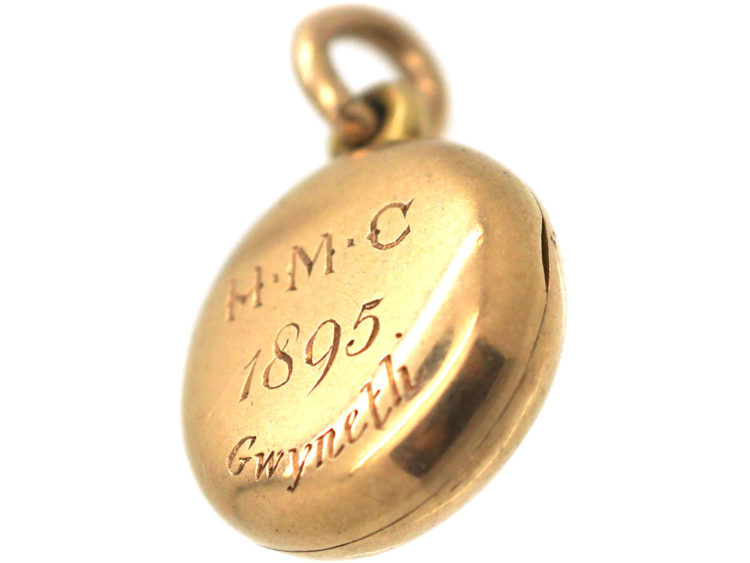 Victorian 15ct Gold Round Locket