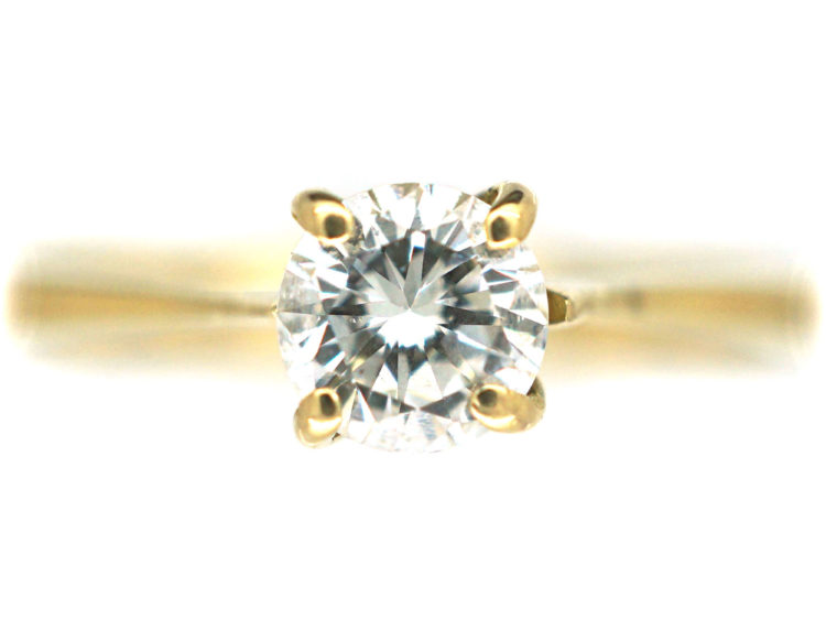 18ct Gold Diamond Soltaire Ring