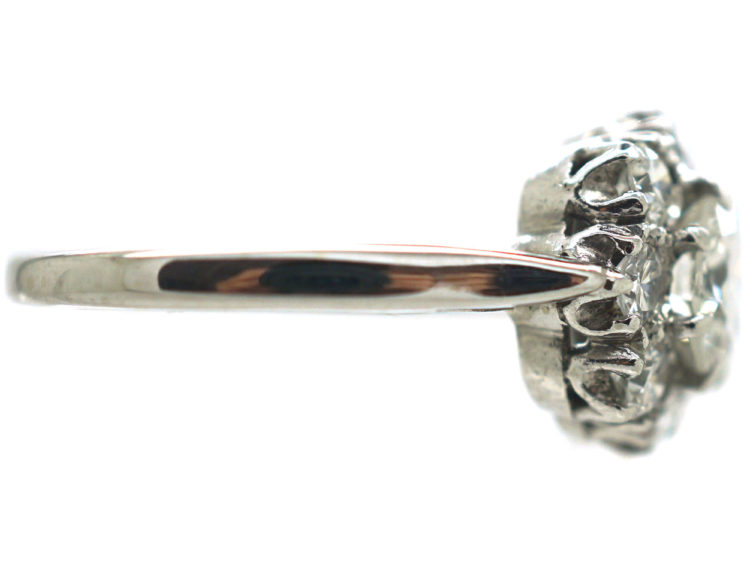 Platinum & Diamond Daisy Cluster Ring