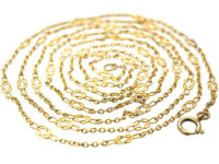 Edwardian 15ct Gold Knotty Chain