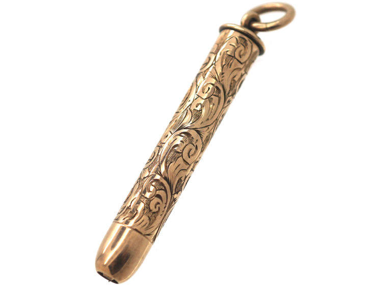 Edwardian 9ct Gold Pencil by Samson Mordan & Co