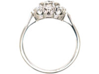 Platinum & Diamond Daisy Cluster Ring