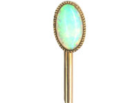 Edwardian 15ct Gold & Opal Tie Pin