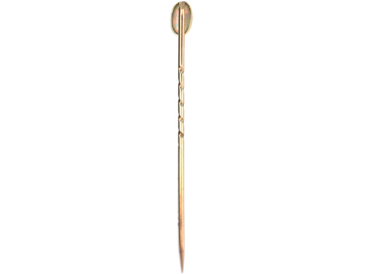 Edwardian 15ct Gold & Opal Tie Pin