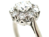 Platinum & Diamond Daisy Cluster Ring