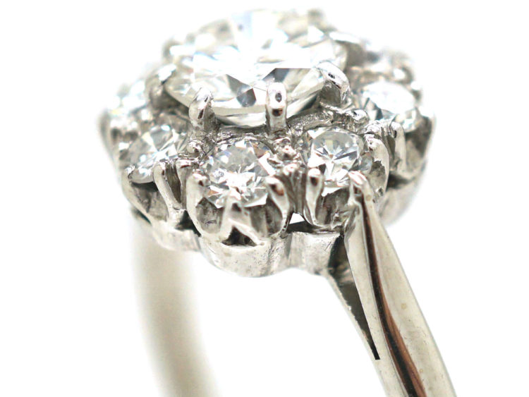 Platinum & Diamond Daisy Cluster Ring