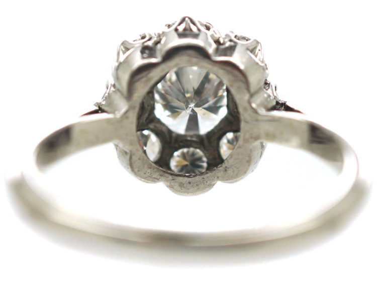 Platinum & Diamond Daisy Cluster Ring