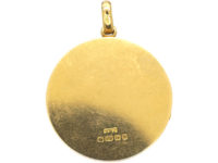 Edwardian 18ct Gold Round Locket
