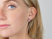 Edwardian Natural Saltwater Pearl & Diamond Earrings