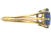 18ct Gold Sapphire Solitaire Ring