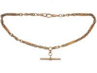 Edwardian 9ct Gold Fancy Albert Chain