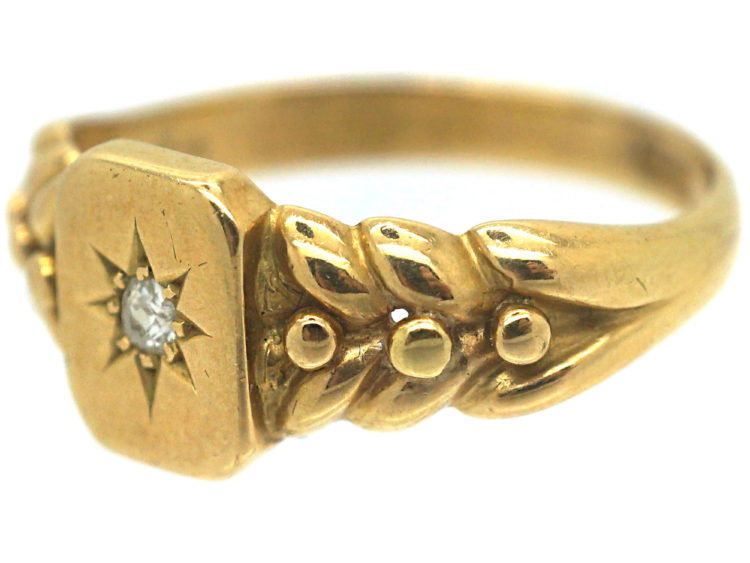Edwardian 18ct Gold & Diamond Ring