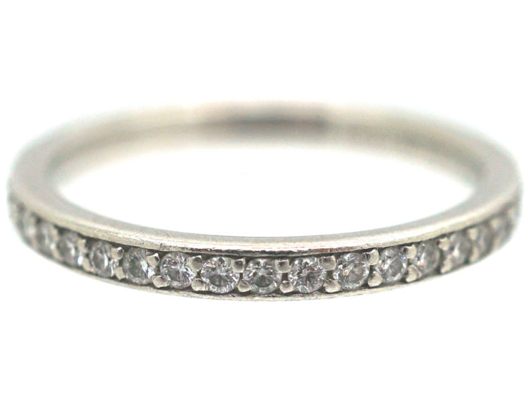 Platinum & Diamond Narrow Eternity Ring