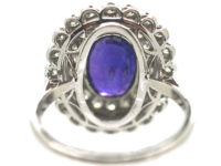Edwardian Platinum Colour Change Sapphire & Diamond Ring