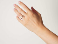 18ct White Gold & Square Cut Diamond Eternity Ring