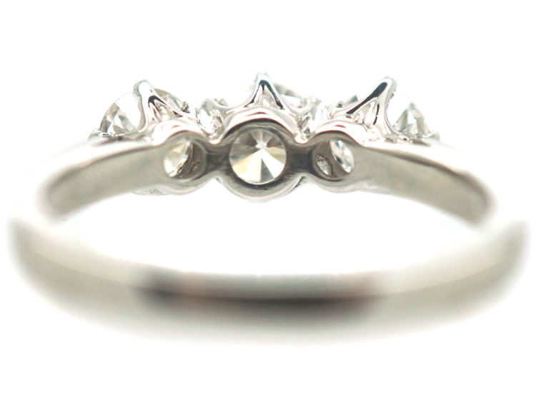 18ct White Gold Three Stone Diamond Ring