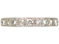 Art Deco Diamond Set Eternity Ring