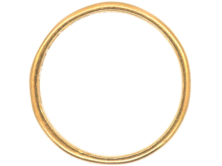 Edwardian 22ct Gold Wedding Ring