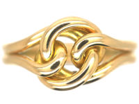 Late Victorian 18ct Gold Lover's Knot Ring
