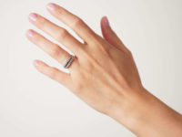 Georgian Two Row Old Mine Cut Diamond Ring