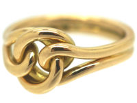 Late Victorian 18ct Gold Lover's Knot Ring