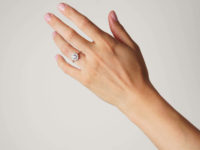 Edwardian 18ct Gold & Platinum, Diamond Daisy Cluster Ring