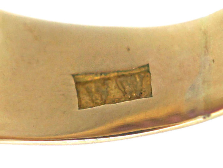 Victorian 18ct Gold, Five Stone Pink Sapphire Ring