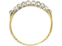 Georgian Two Row Old Mine Cut Diamond Ring