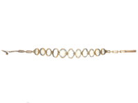 Edwardian 9ct Gold Moonstone Bracelet