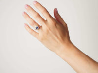 18ct Gold, Sapphire & Diamond Cluster Ring