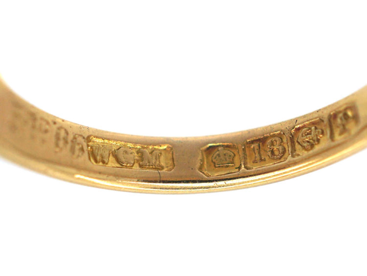 18ct Gold Edwardian Five Stone Diamond Ring