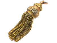 Victorian 18ct Four Colour Gold Tassel Pendant