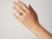 18ct Gold Sapphire Solitaire Ring