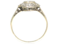 Art Deco 18ct White Gold & Platinum, Diamond Ring