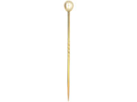 Edwardian Pearl Tie Pin