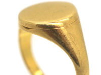 Victorian 18ct Gold Opening Ring with Locket Compartment