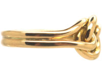 Late Victorian 18ct Gold Lover's Knot Ring