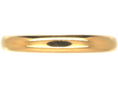 Edwardian 22ct Gold Wedding Ring