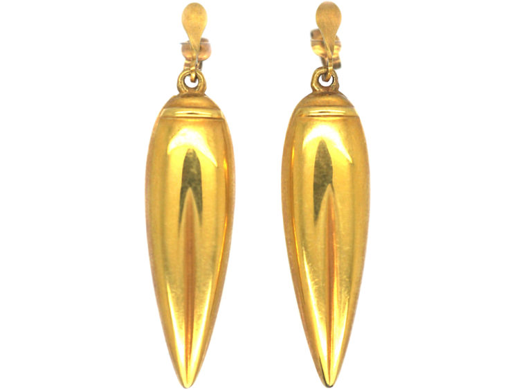 18ct Gold Drop Earrings