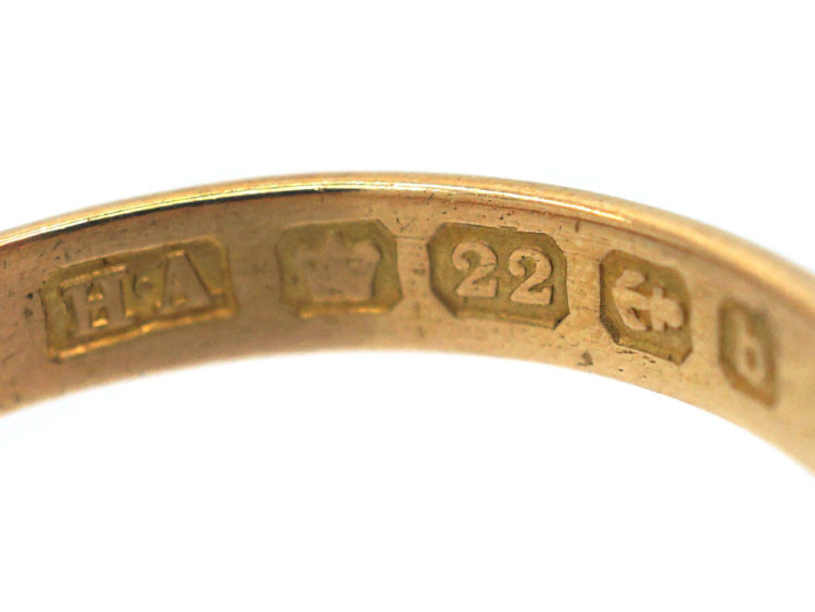 Edwardian 22ct Gold Wedding Ring