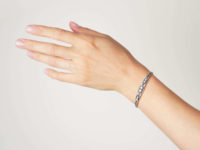 Art Deco 18ct Gold & Platinum, Sapphire & Diamond Bracelet