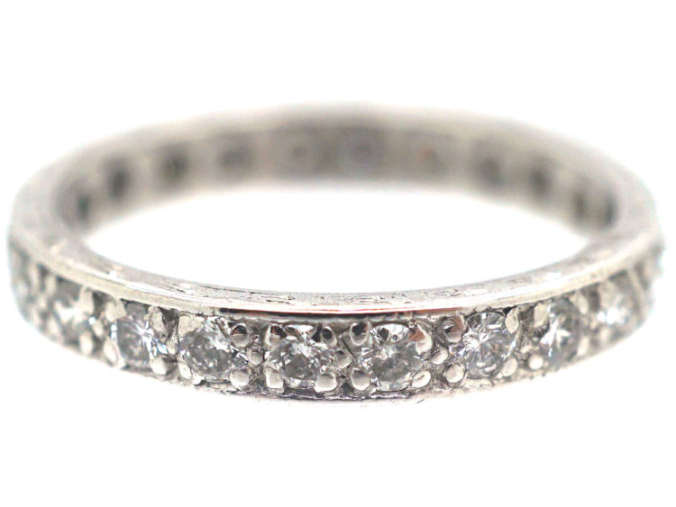 Art Deco Diamond Set Eternity Ring