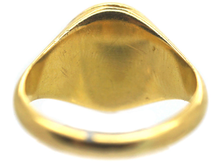Victorian 18ct Gold Opening Ring with Locket Compartment