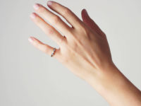 Edwardian 18ct Gold & Platinum, Natural Pearl and Diamond Three Stone Ring