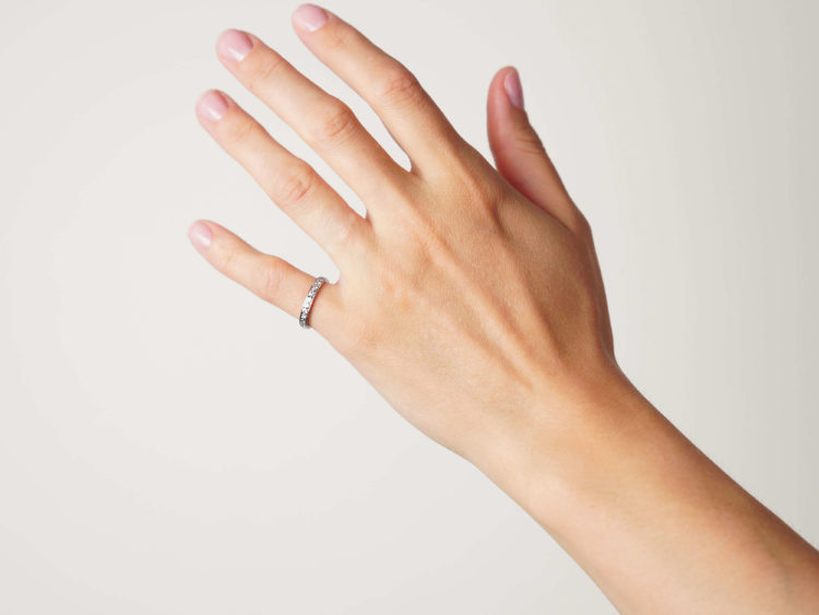 Art Deco Diamond Set Eternity Ring