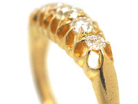 18ct Gold Edwardian Five Stone Diamond Ring