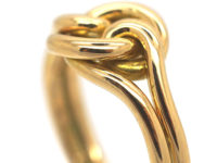 Late Victorian 18ct Gold Lover's Knot Ring