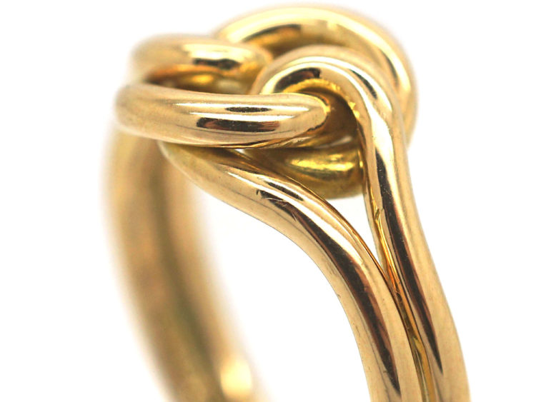 Late Victorian 18ct Gold Lover's Knot Ring