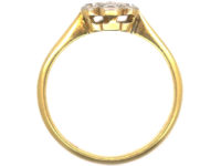 Edwardian 18ct Gold & Platinum, Diamond Daisy Cluster Ring