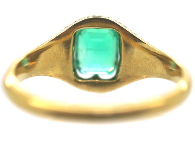 Victorian 18ct Gold & Emerald Ring